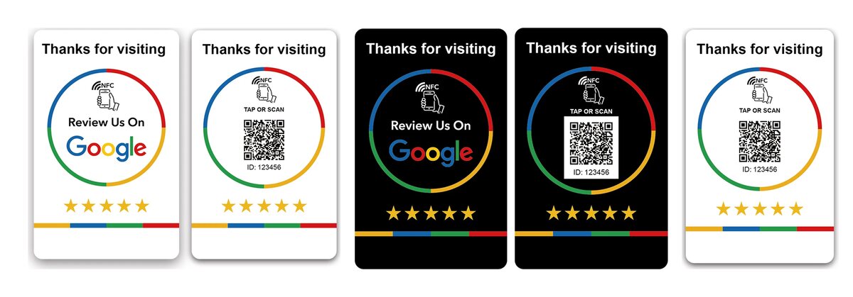 Pack de 5 tarjetas NFC
