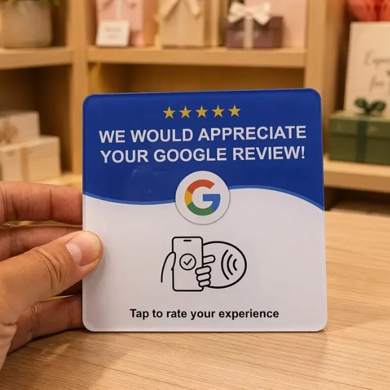 Placa Reseñas de Google